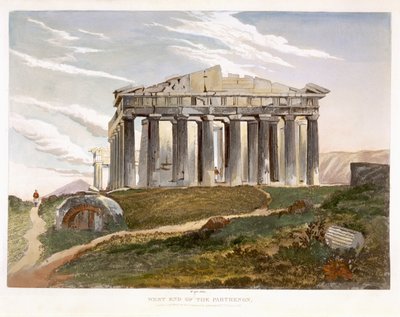 West End of the Parthenon by William Cole